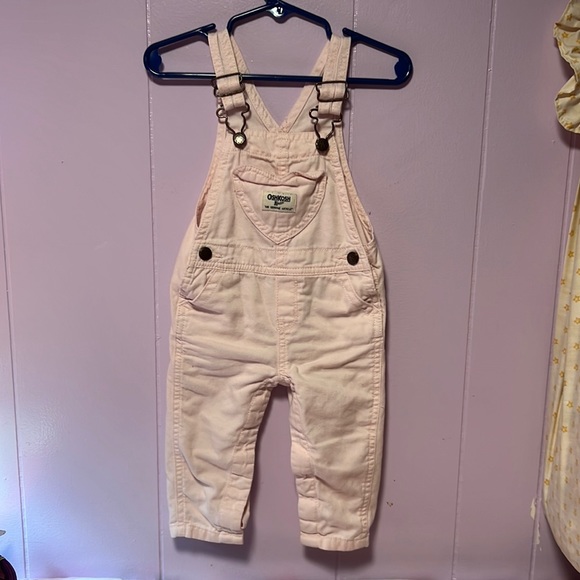 OshKosh Bigosh pink overalls
